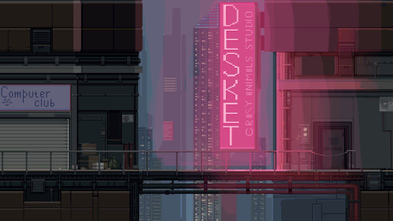 Desket city pixel art